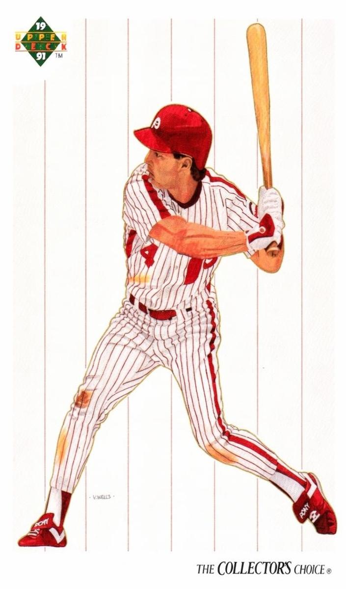 1991 Upper Deck Lenny Dykstra #97 card