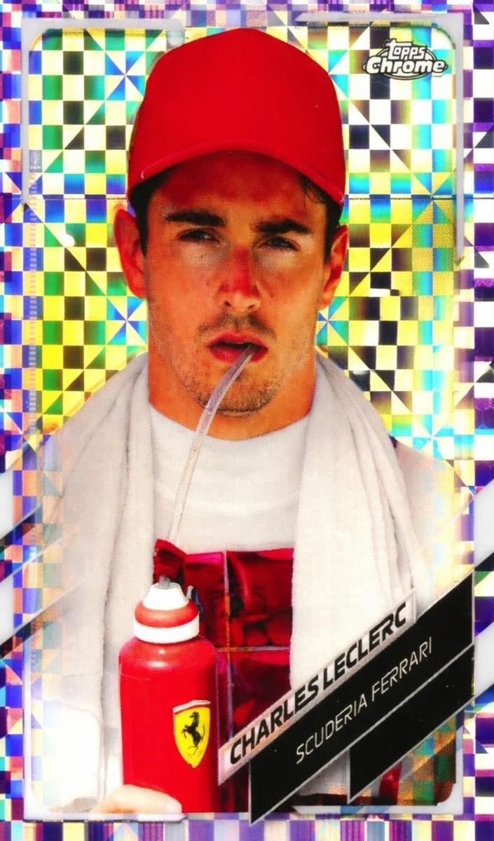 2021 Charles Leclerc [Purple Checker Flag Refractor] #32