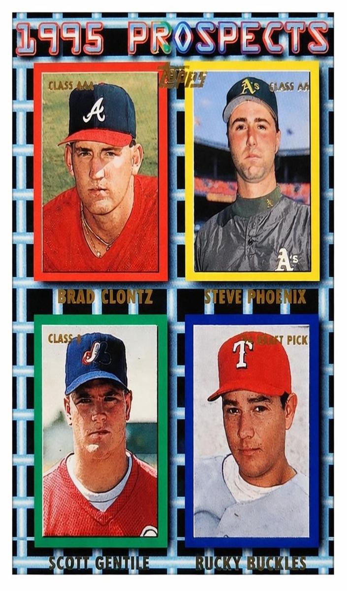 1995 Topps Brad Clontz #369 card