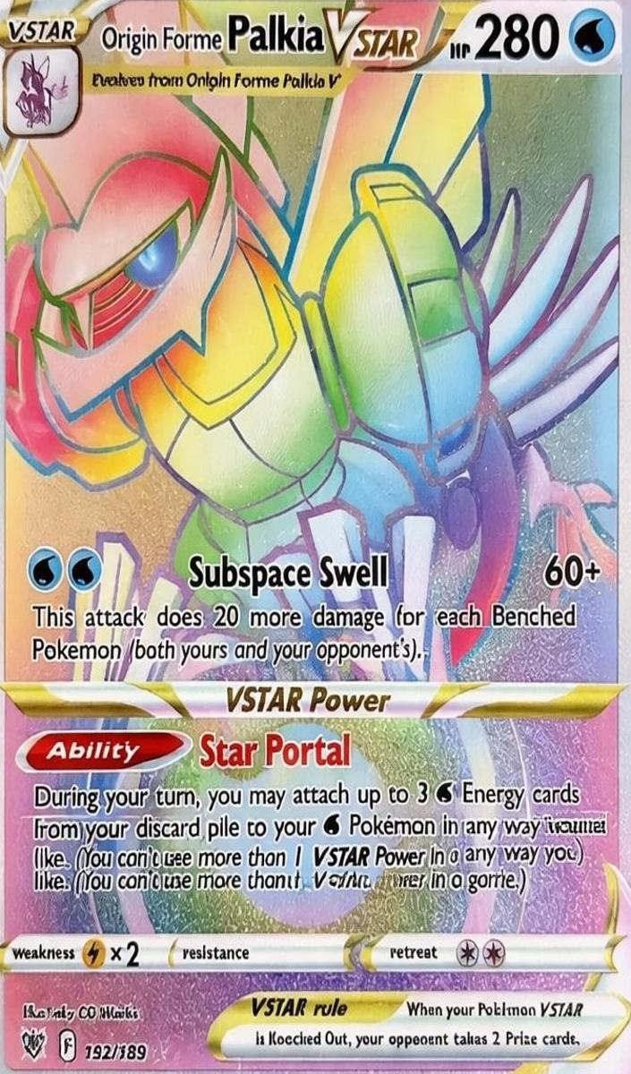 2022 Origin Forme Palkia [Full Art] #192