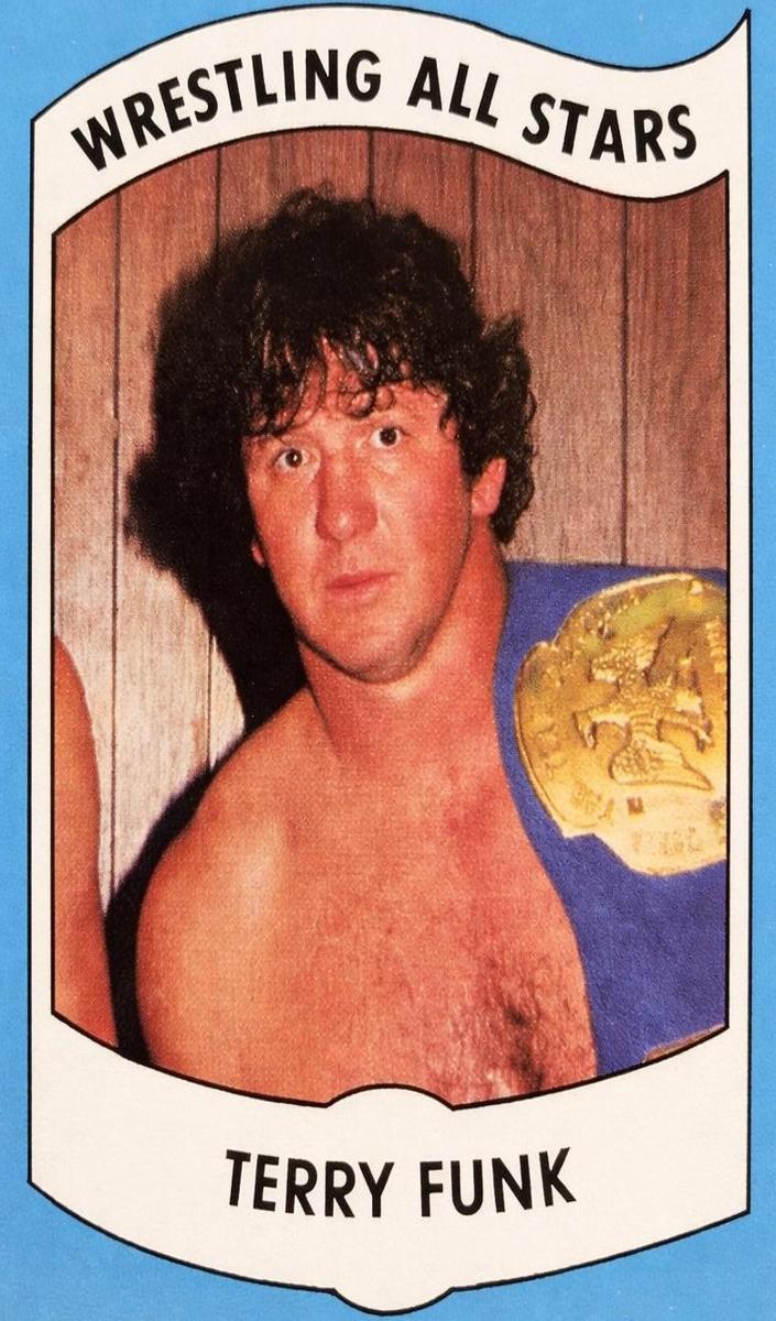 1982 Wrestling All Stars Series A Terry Funk #10 card