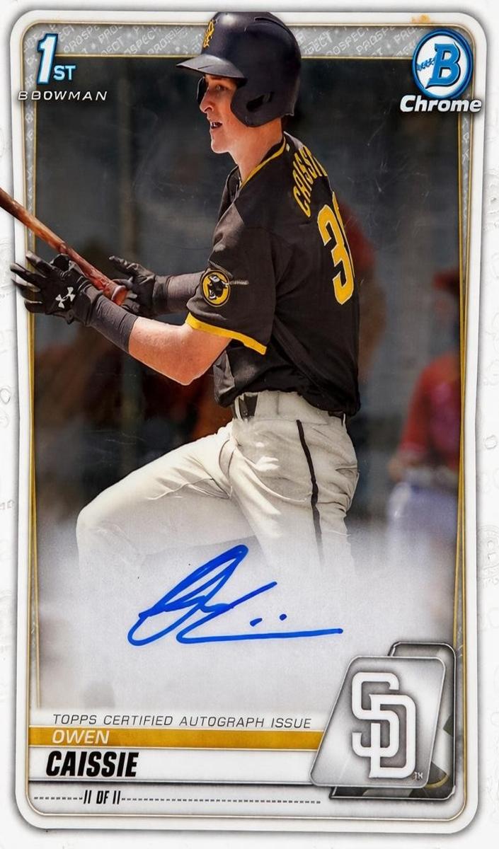 2020 Bowman Bowman Draft Chrome #CDA-OC Owen Caissie front