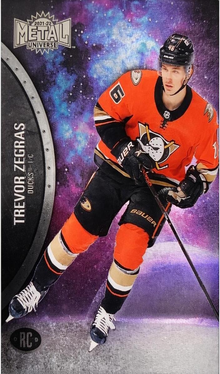 2021 Skybox Metal Universe Trevor Zegras #175 card