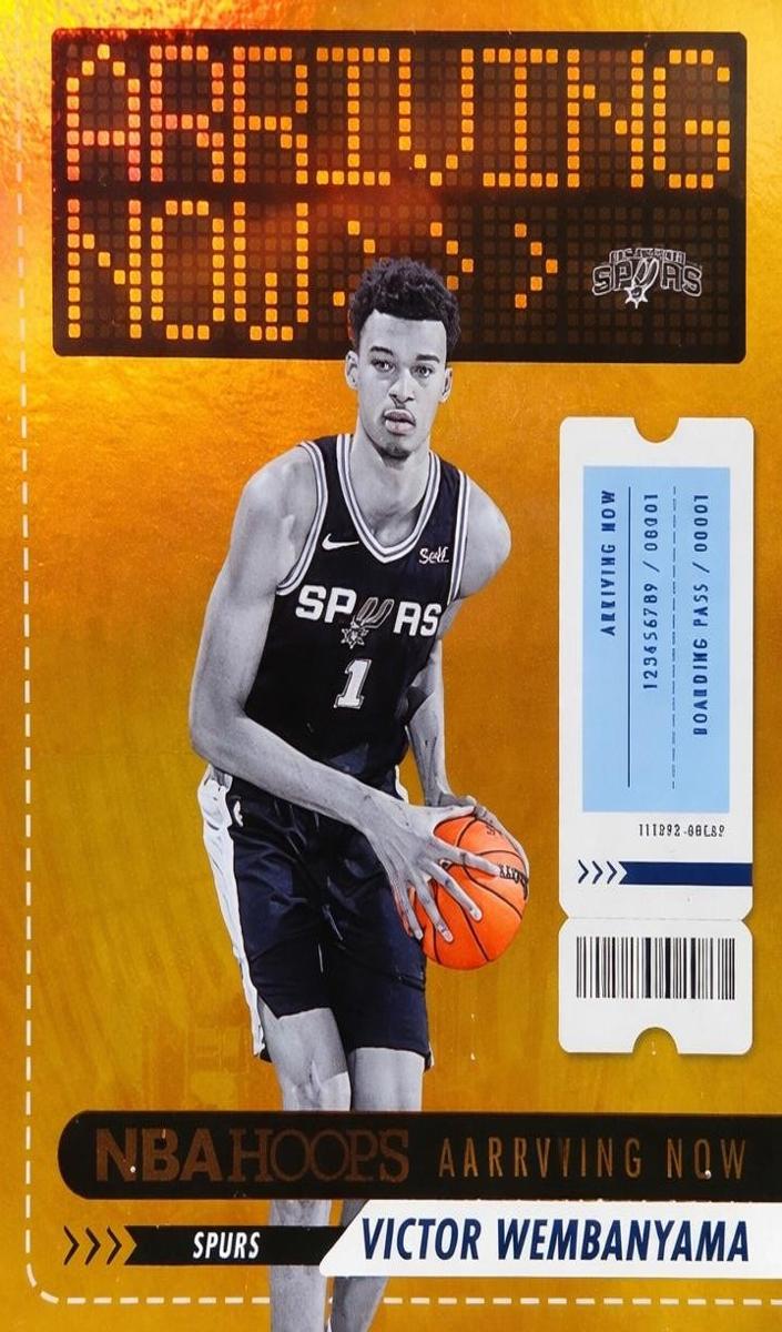 2023 Panini Panini Nba Hoops Arriving Now ARRIVING NOW-HOLO #26 Victor Wembanyama front