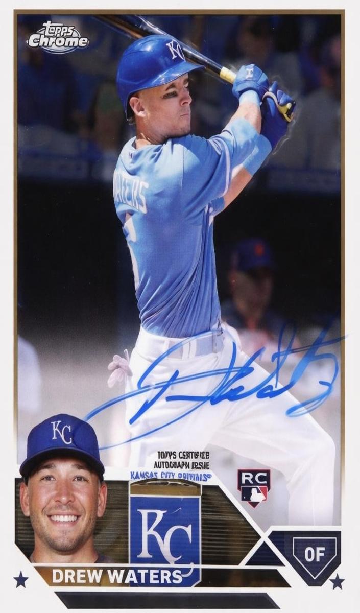 2023 Topps Chrome Drew Waters #RA-DW card