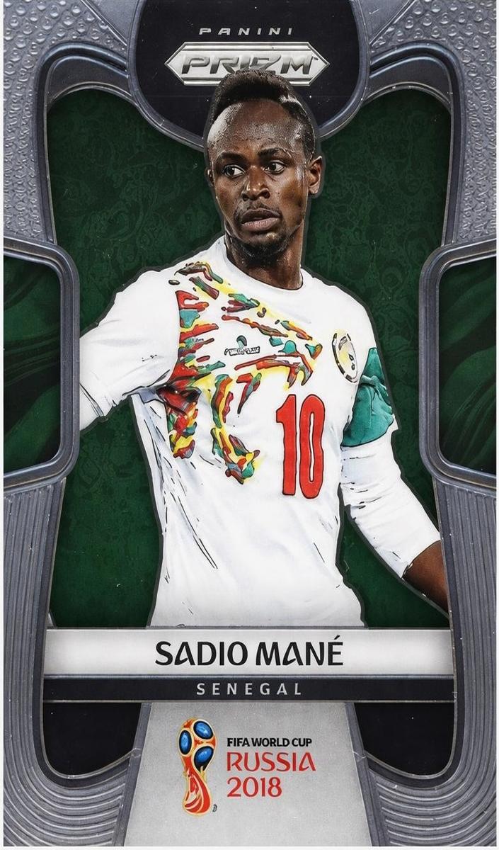 2018 Panini Prizm World Cup Sadio Mane #282 card