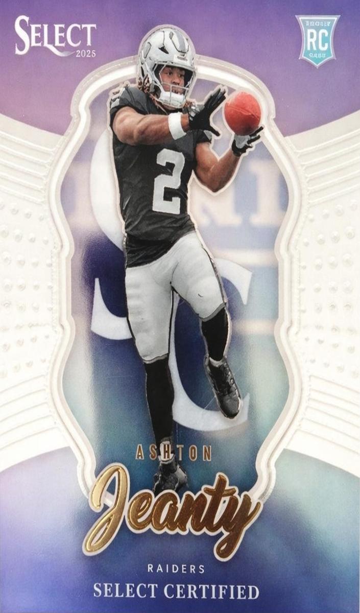 Ashton Jeanty 2025 Select Football card
