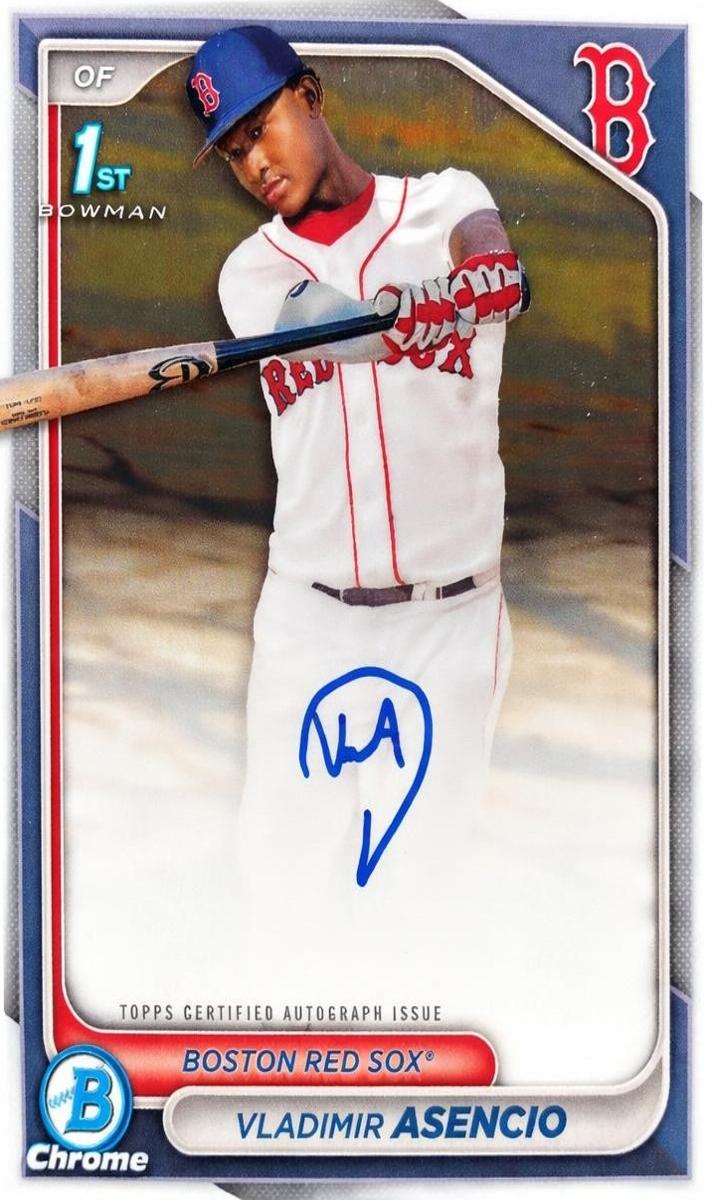 Vladimir Asencio 2024 Bowman Chrome Baseball card