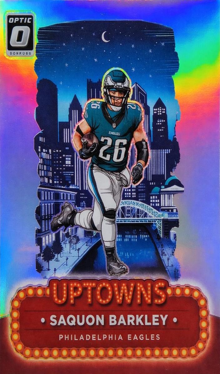 2024 Panini Donruss Optic Uptowns Saquon Barkley #17 card