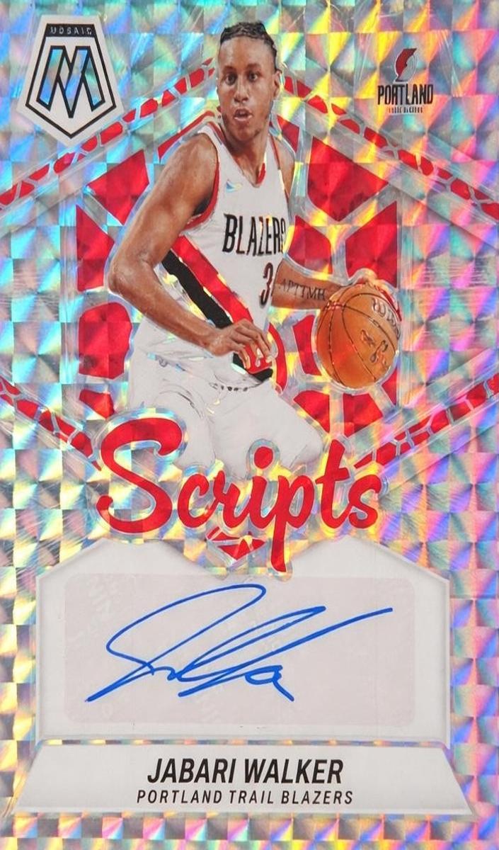 2023 Panini Mosaic Jabari Walker #MS-WKR card