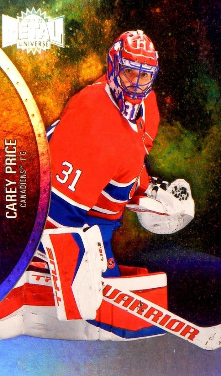 2021 Skybox Metal Universe Carey Price [Gold] #60 card