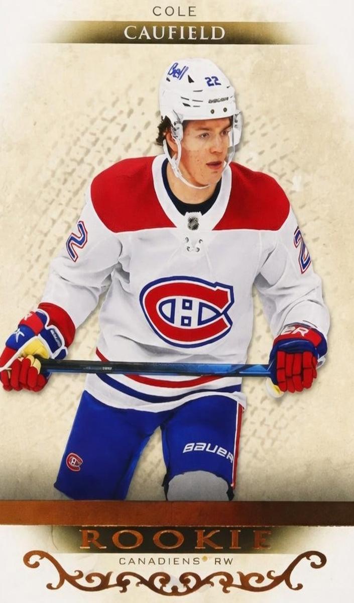 2021 Upper Deck Artifacts Cole Caufield [Ruby] #180 card