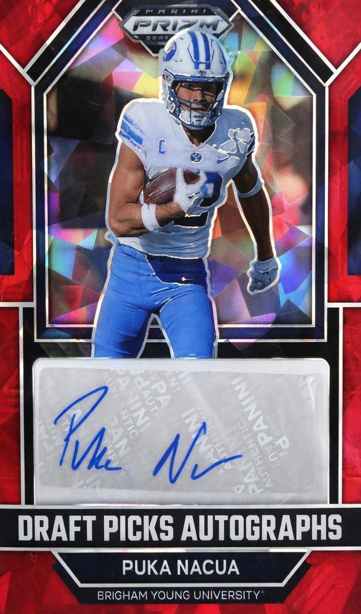 2023 Panini Prizm Draft Picks Autographs Puka Nacua #DPA-PNU card