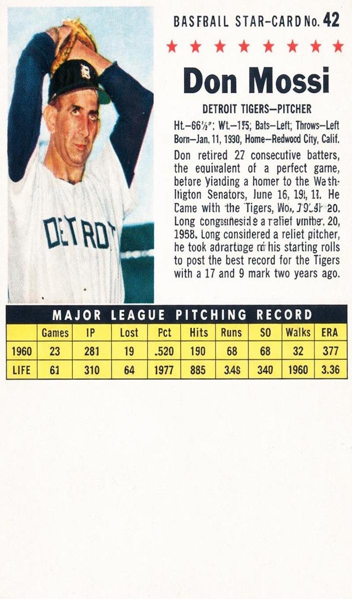1961 Don Mossi #42