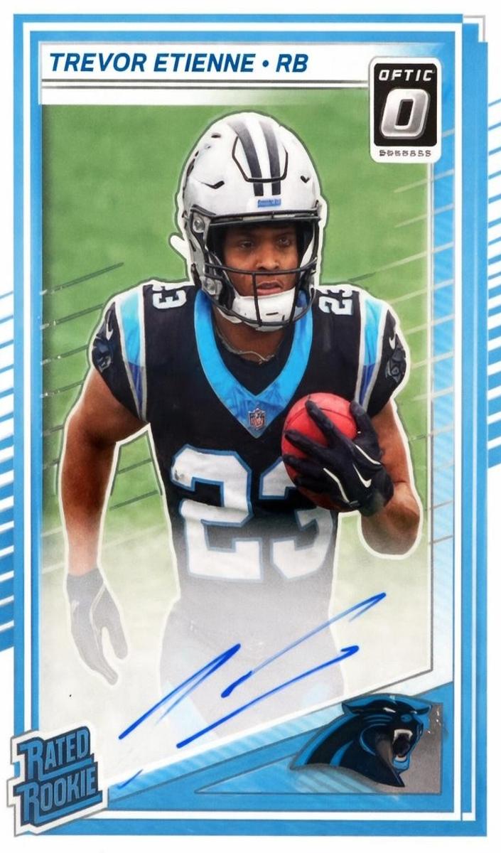 Trevor Etienne 2025 Donruss Optic Football card