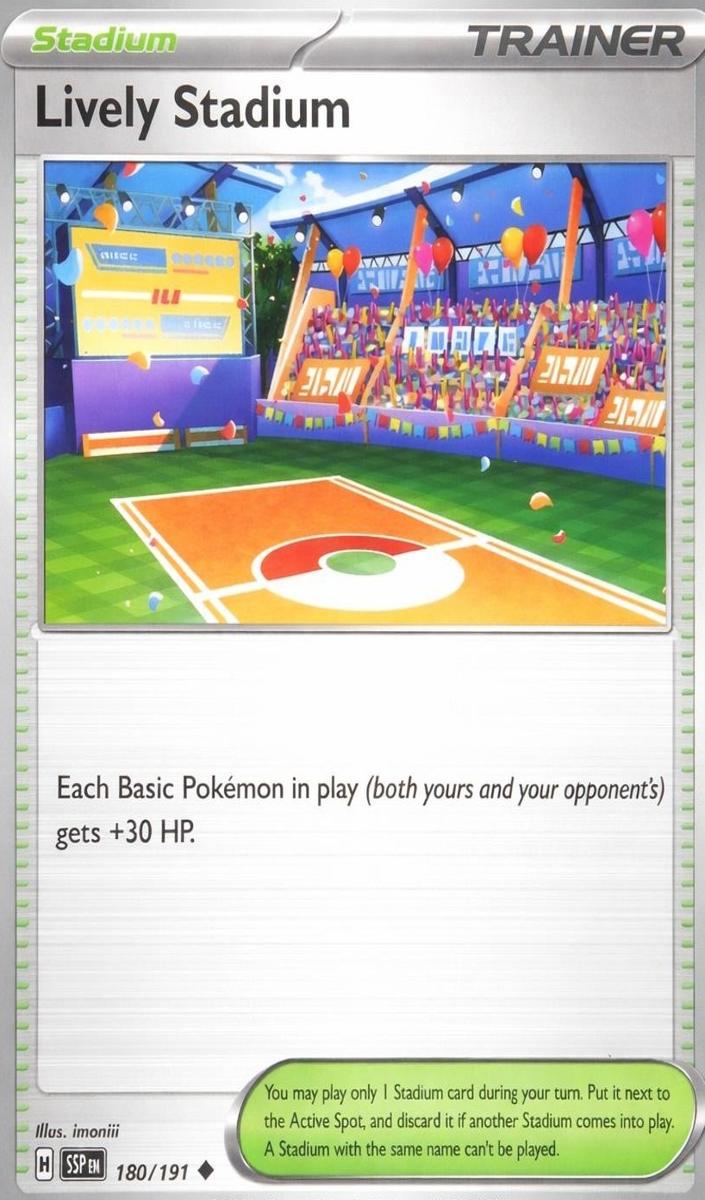 Lively Stadium 2024 Pokemon Scarlet & Violet Surging Sparks