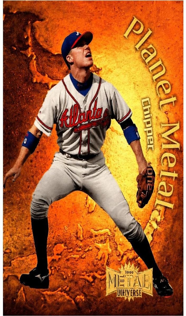 1999 Metal Universe Chipper Jones #4PM card