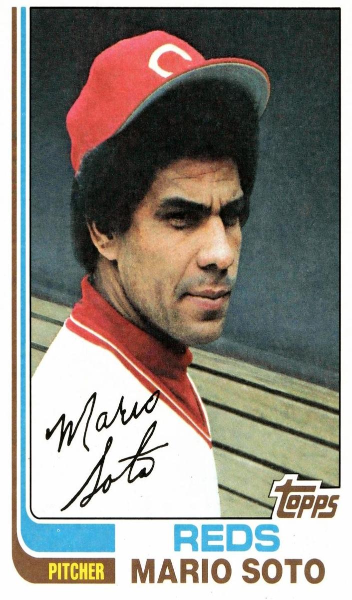 1982 Topps Mario Soto #63 card