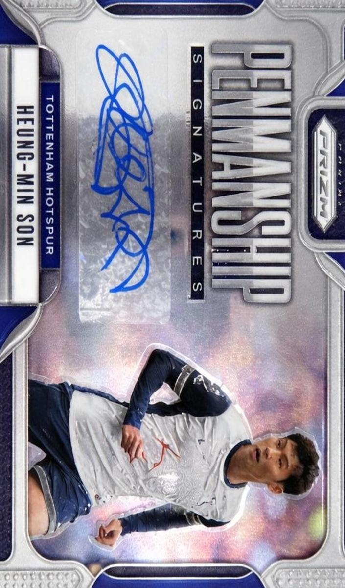 2024 Panini Prizm Premier League Heung-Min Son [Blue Shimmer] #P-HMS card