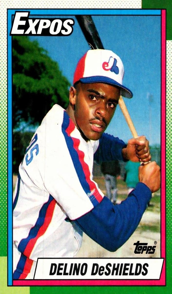1990 Topps Delino DeShields #224 card