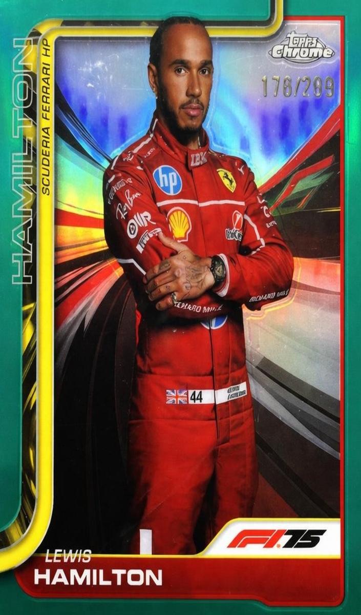 2025 Lewis Hamilton [Teal Refractor] #4