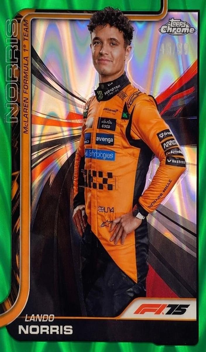 2025 Lando Norris [Green Refractor] #5