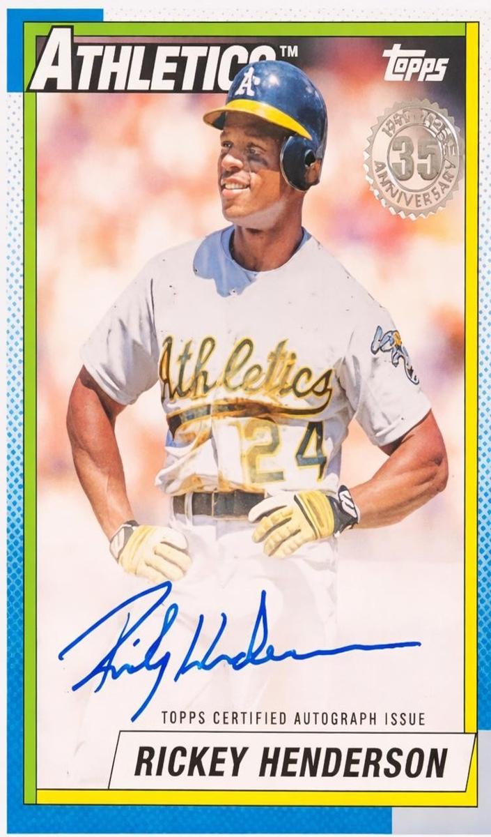 2025 Rickey Henderson #90AU-RH