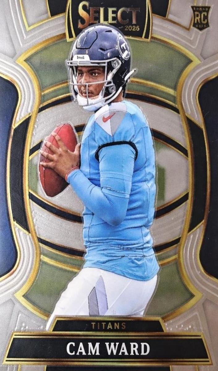 Cam Ward 2025 Select Football card
