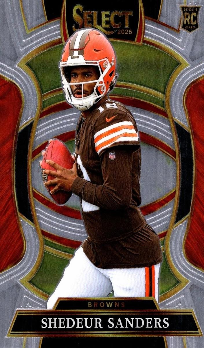 Shedeur Sanders 2025 Select Football card