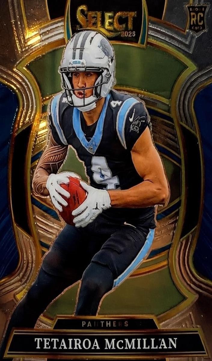Tetairoa McMillan 2025 Select Football card