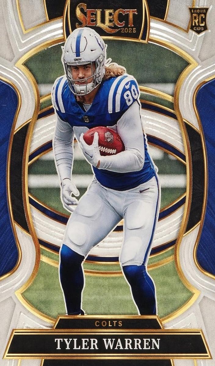 Tyler Warren 2025 Select Football card