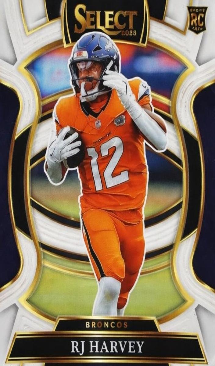 RJ Harvey 2025 Select Football card