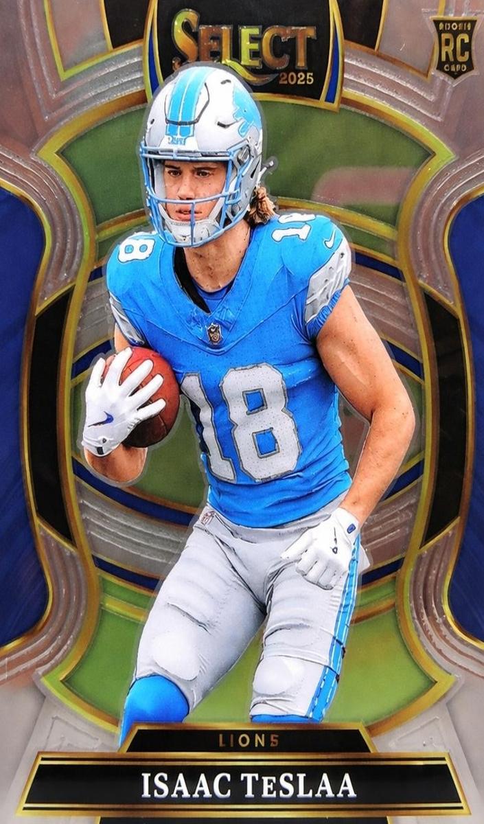 Isaac TeSlaa 2025 Select Football card