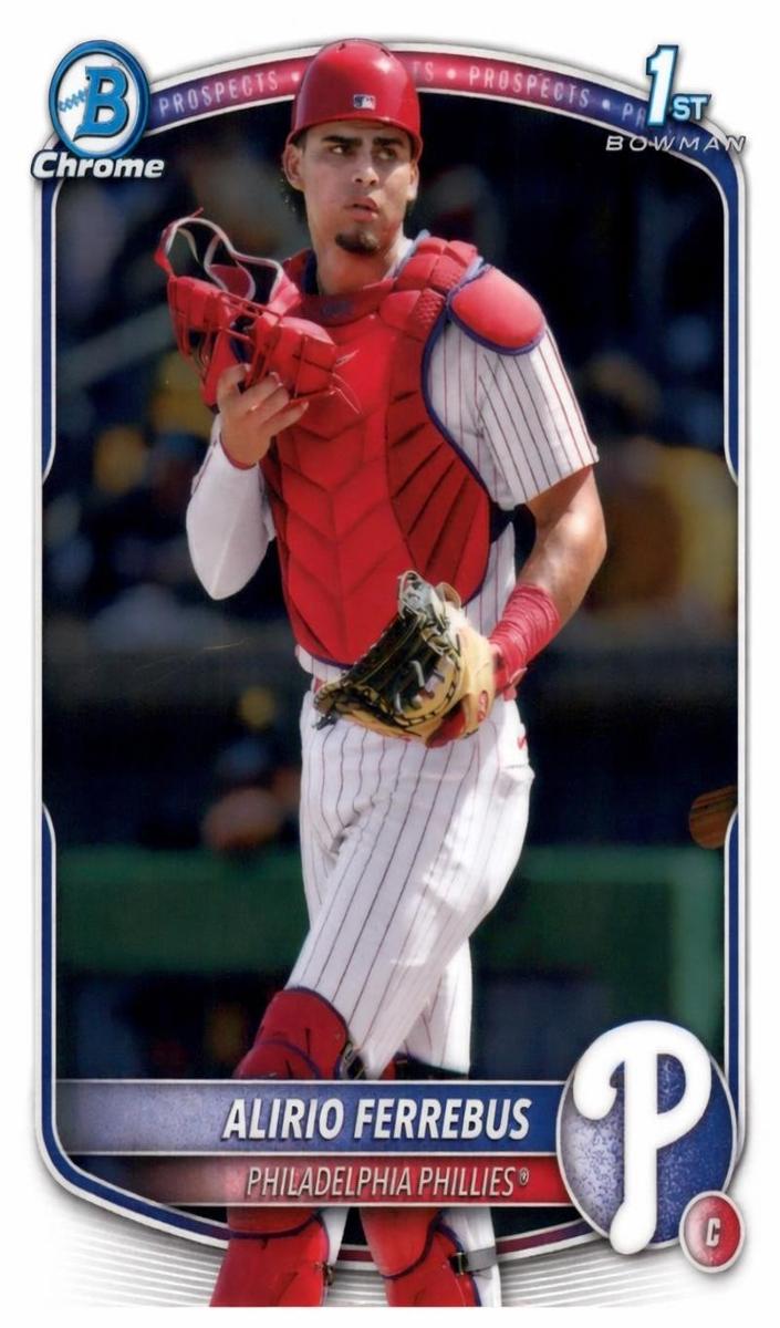 2025 Bowman Chrome Prospects Alirio Ferrebus #BCP-198 card