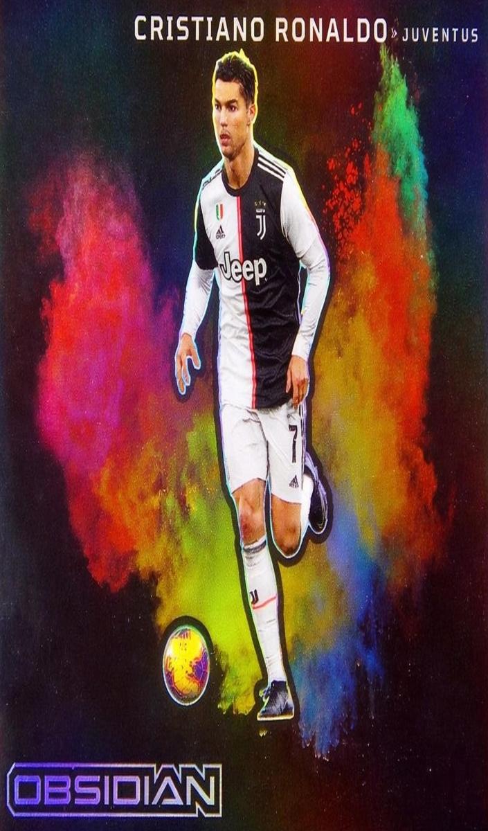 2022 Panini Obsidian Cristiano Ronaldo #9 card