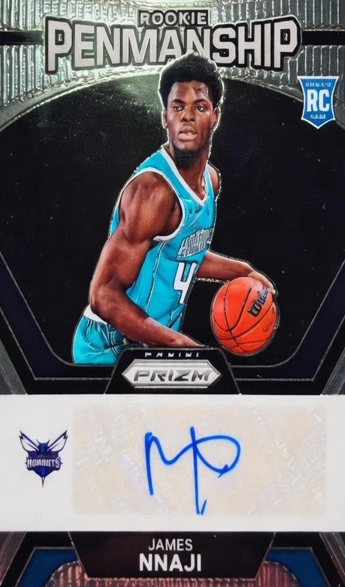 2023 Panini Prizm James Nnaji #RP-NNJ card