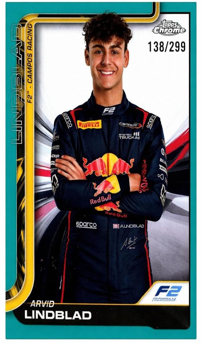 2025 Arvid Lindblad [Teal Refractor] #23