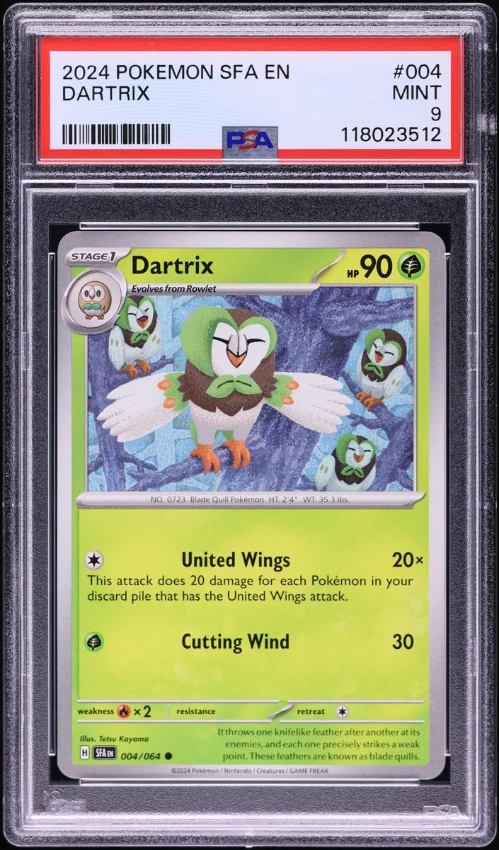 Dartrix 2024 Pokemon Scarlet & Violet Shrouded Fable