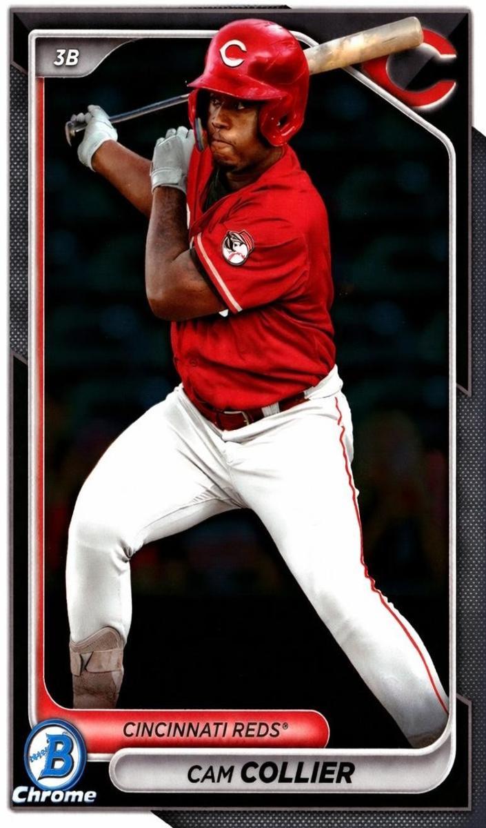 Cam Collier 2024 Bowman Chrome Prospects card