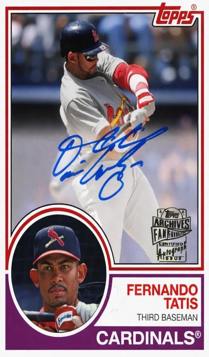 2016 Topps Archives Fernando Tatis #FFA-FT card