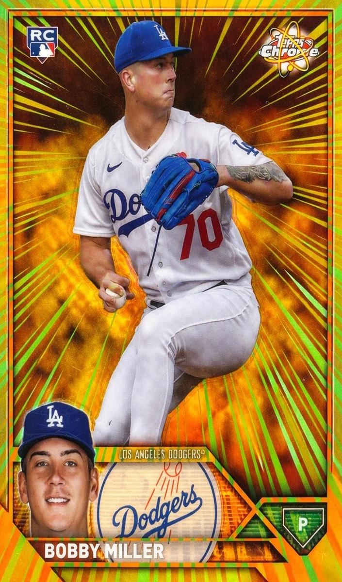 2023 Topps Chrome Update Bobby Miller #RR-25 card