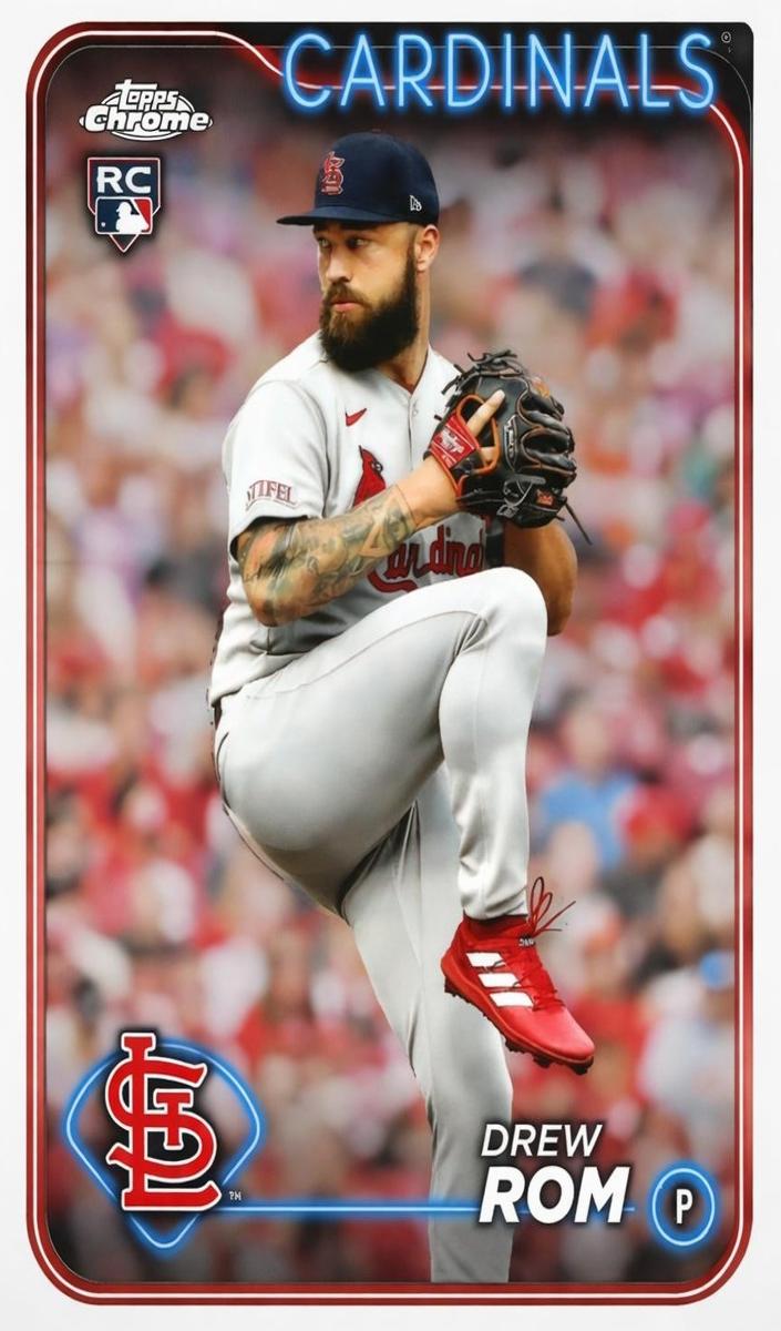 Drew Rom 2024 Topps Chrome Baseball card