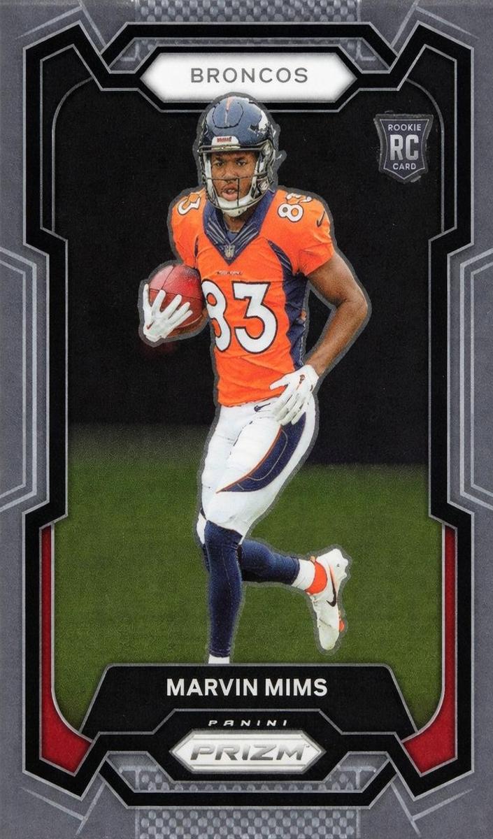 Marvin Mims 2023 Prizm Football card