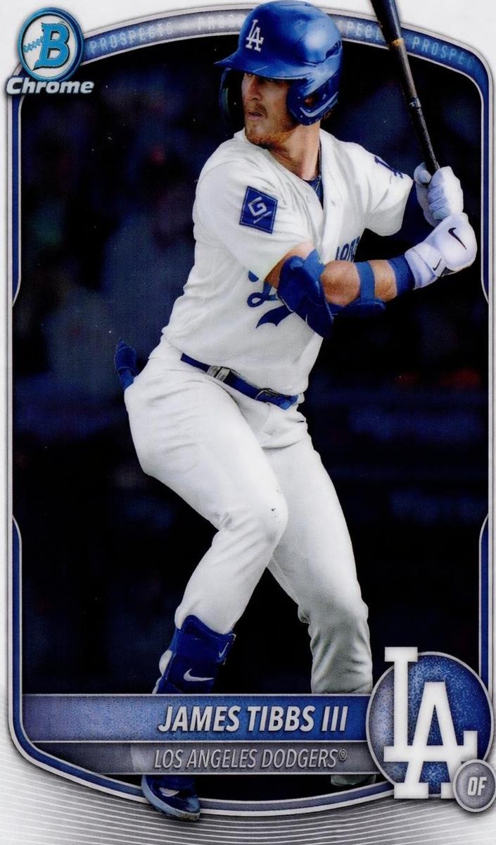 James Tibbs III 2025 Bowman Draft Chrome card
