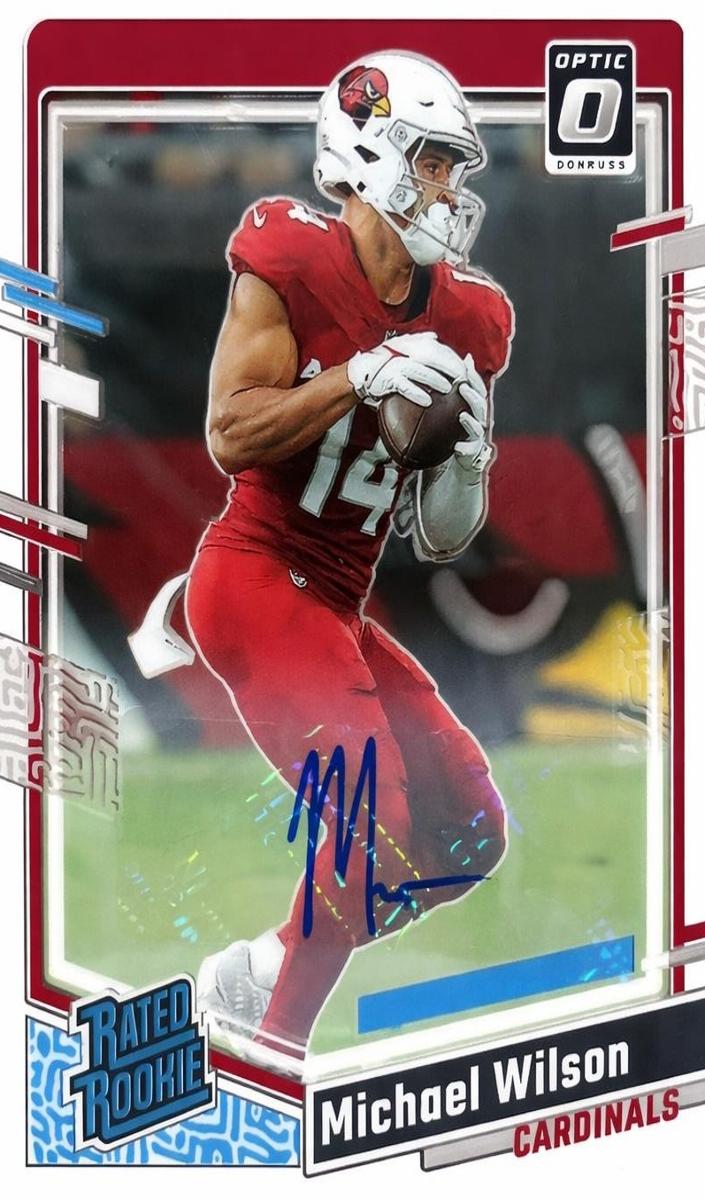 Michael Wilson 2023 Donruss Optic Football card