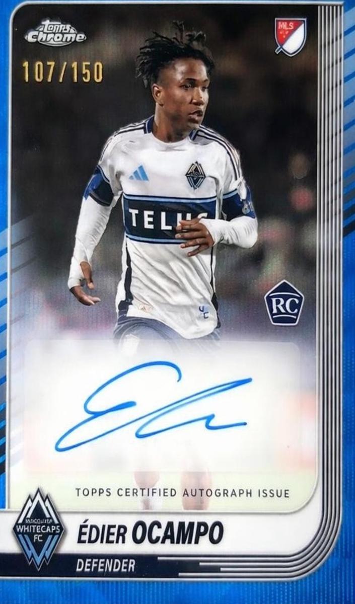 2025 Topps Chrome MLS Edier Ocampo #CA-EO card