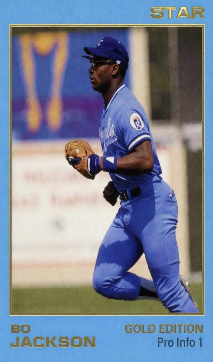 1988 Star Gold Bo Jackson [Pro Info 1] #87 card