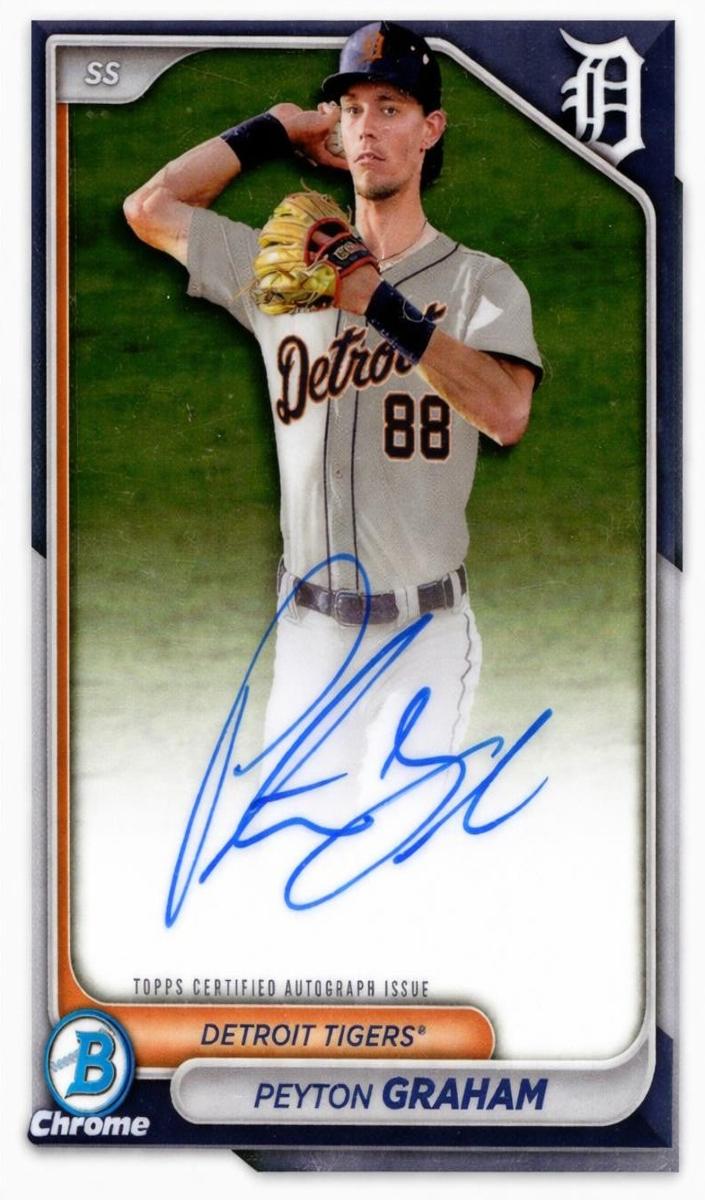 Peyton Graham 2024 Bowman Chrome Baseball card