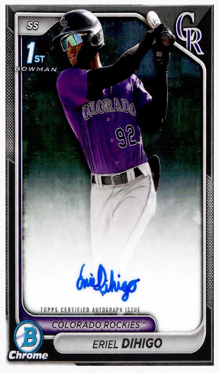 Eriel Dihigo 2024 Bowman Chrome Baseball card