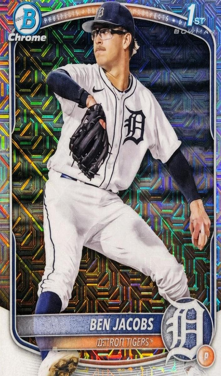 Ben Jacobs 2025 Bowman Draft Chrome card